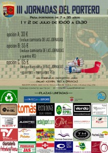 III Jornadas del portero - Cartel