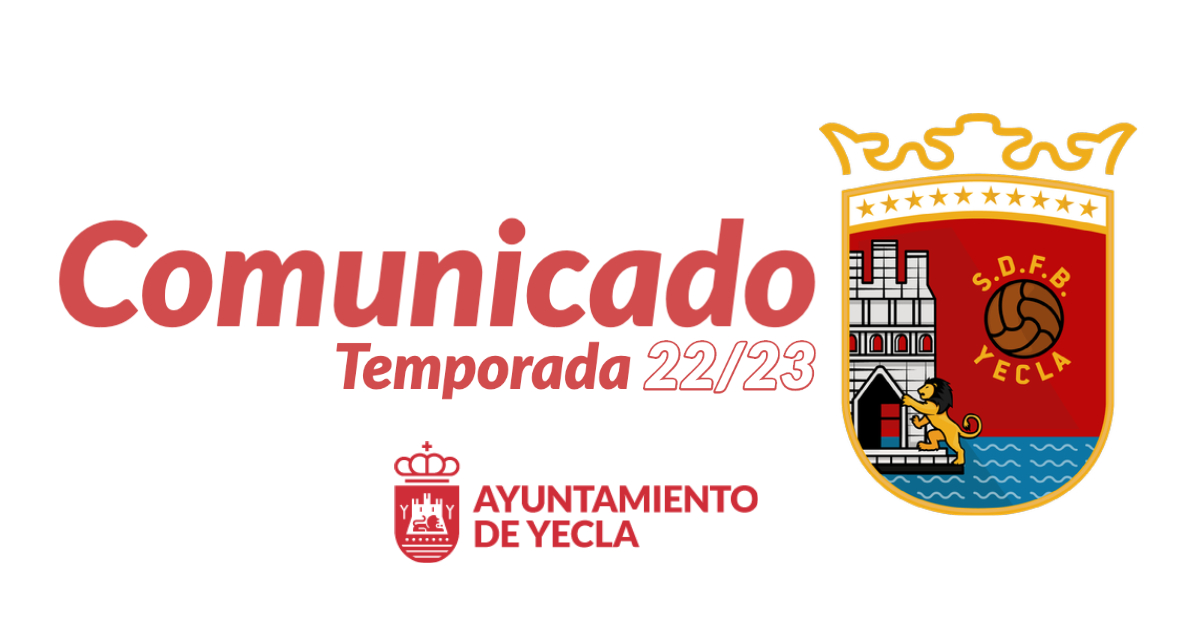 Temporada 20-21 Comunicado Ayuntamiento Yecla